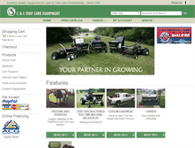 Tablet Screenshot of csturfequip.com